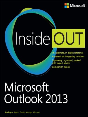 cover image of Microsoft Outlook 2013 Inside Out